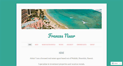 Desktop Screenshot of francesnuar.com